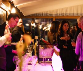 Networking standing dinner with Air-Dynamic, Scavia and Bentley 31